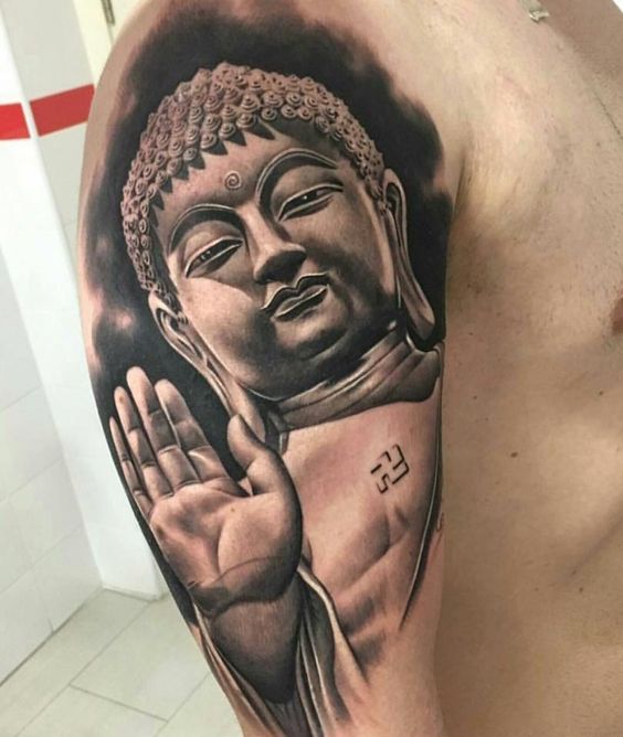 Top 888+ hình xăm biểu tượng phật giáo đầy tôn nghiêm - Genztattoo