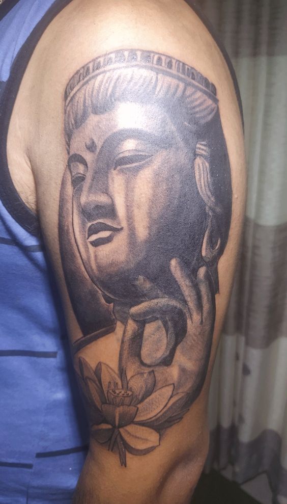 Top 888+ hình xăm biểu tượng phật giáo đầy tôn nghiêm - Genztattoo
