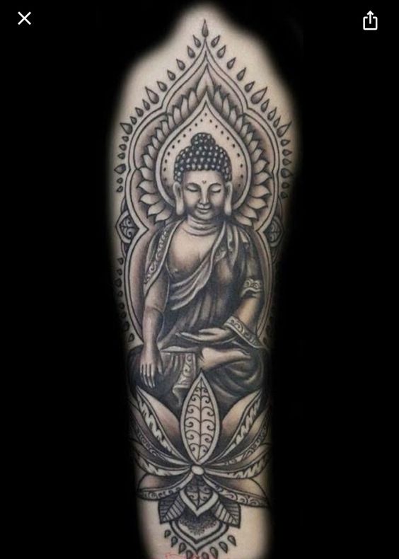 Top 888+ hình xăm biểu tượng phật giáo đầy tôn nghiêm - Genztattoo