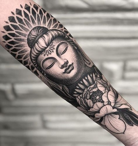 Top 888+ hình xăm biểu tượng phật giáo đầy tôn nghiêm - Genztattoo