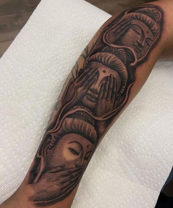 Top 888+ hình xăm biểu tượng phật giáo đầy tôn nghiêm - Genztattoo