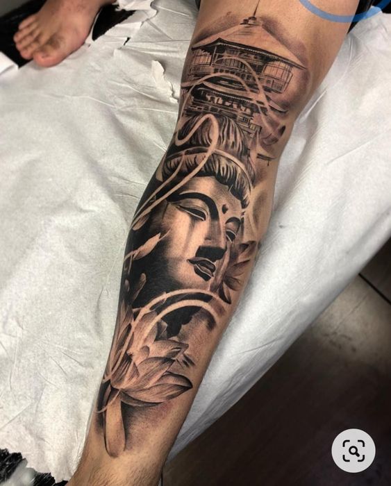 Top 888+ hình xăm biểu tượng phật giáo đầy tôn nghiêm - Genztattoo