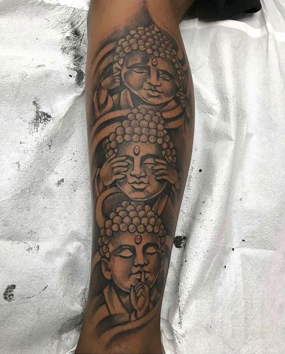 Top 888+ hình xăm biểu tượng phật giáo đầy tôn nghiêm - Genztattoo