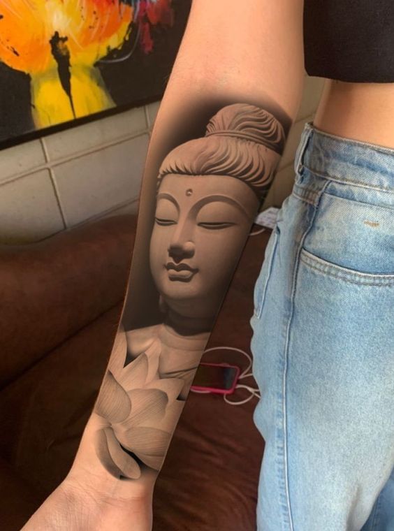 Top 888+ hình xăm biểu tượng phật giáo đầy tôn nghiêm - Genztattoo