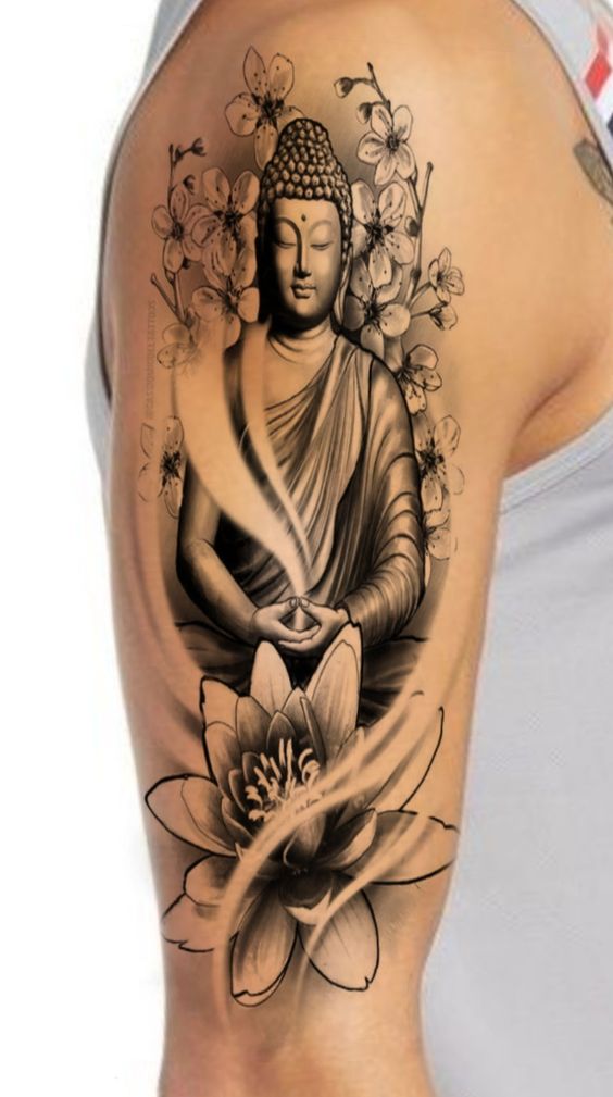 Top 888+ hình xăm biểu tượng phật giáo đầy tôn nghiêm - Genztattoo