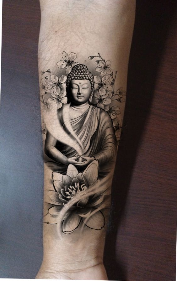 Top 888+ hình xăm biểu tượng phật giáo đầy tôn nghiêm - Genztattoo