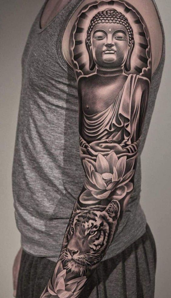 Top 888+ hình xăm biểu tượng phật giáo đầy tôn nghiêm - Genztattoo
