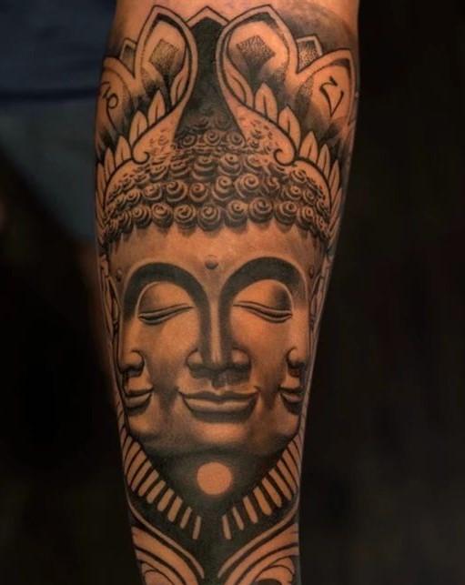 Top 888+ hình xăm biểu tượng phật giáo đầy tôn nghiêm - Genztattoo