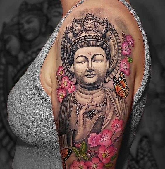 Top 888+ hình xăm biểu tượng phật giáo đầy tôn nghiêm - Genztattoo