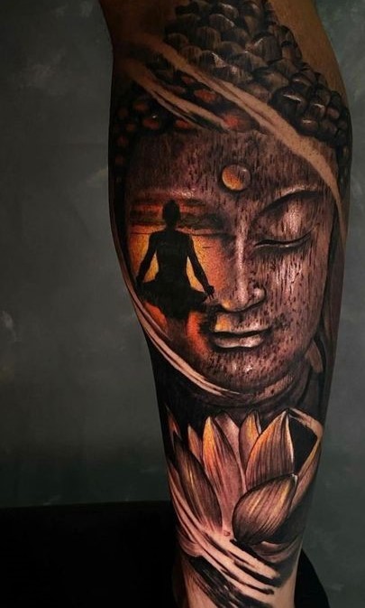 Top 888+ hình xăm biểu tượng phật giáo đầy tôn nghiêm - Genztattoo