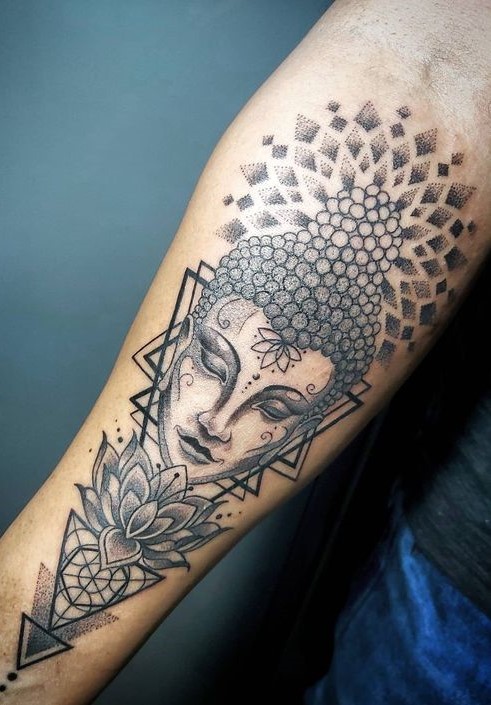 Top 888+ hình xăm biểu tượng phật giáo đầy tôn nghiêm - Genztattoo