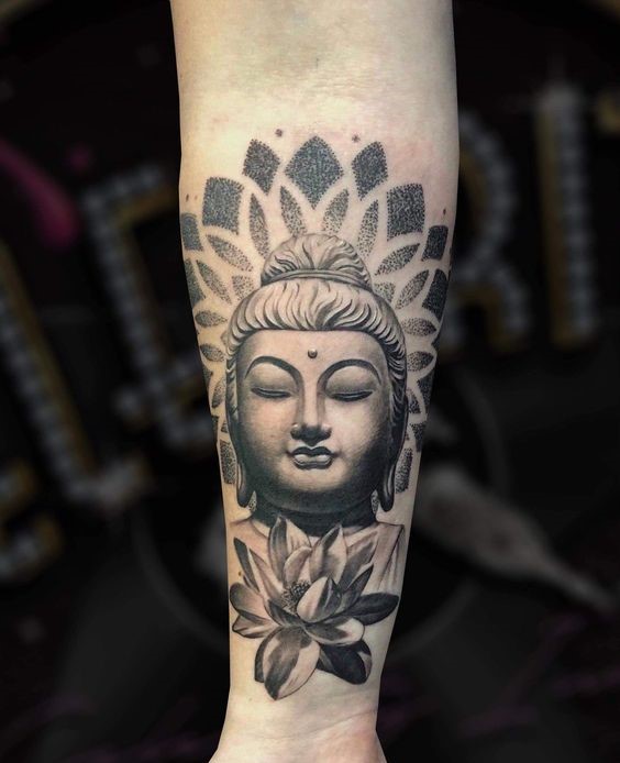 Top 888+ hình xăm biểu tượng phật giáo đầy tôn nghiêm - Genztattoo