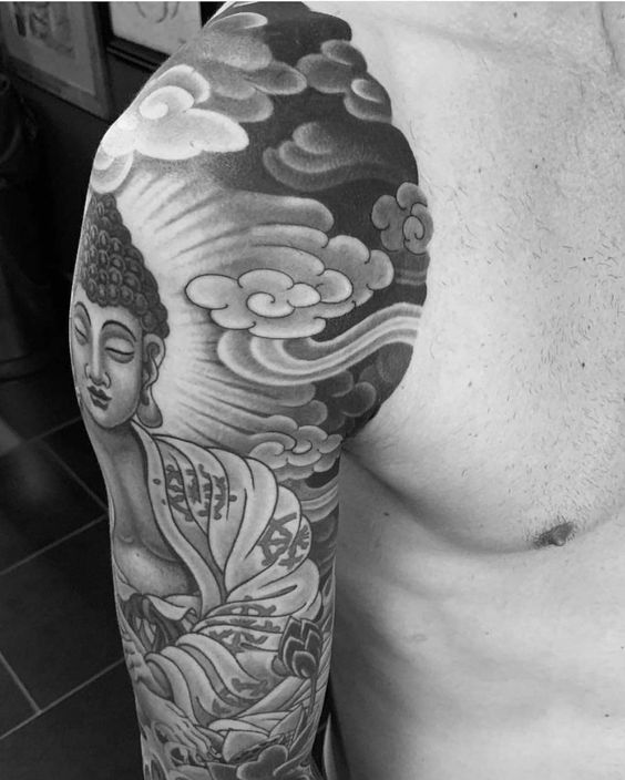 Top 888+ hình xăm biểu tượng phật giáo đầy tôn nghiêm - Genztattoo