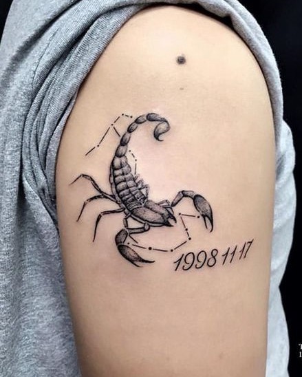100 hình xăm bọ cạp mini cho nam và nữ được chọn lọc - Genztattoo