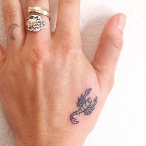 100 hình xăm bọ cạp mini cho nam và nữ được chọn lọc - Genztattoo