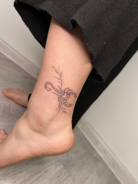 100 hình xăm bọ cạp mini cho nam và nữ được chọn lọc - Genztattoo