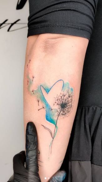 100 hình xăm bồ công anh mini ở tay và ở vai cực dễ thương - Genztattoo