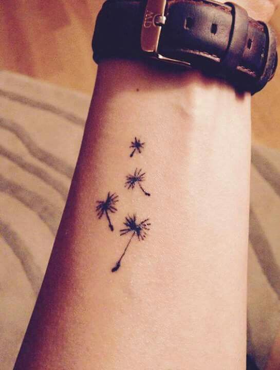 100 hình xăm bồ công anh mini ở tay và ở vai cực dễ thương - Genztattoo
