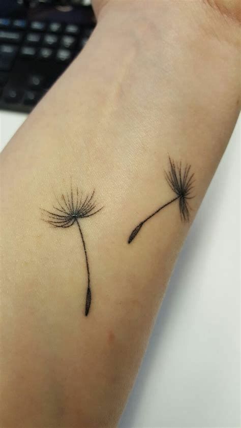 100 hình xăm bồ công anh mini ở tay và ở vai cực dễ thương - Genztattoo