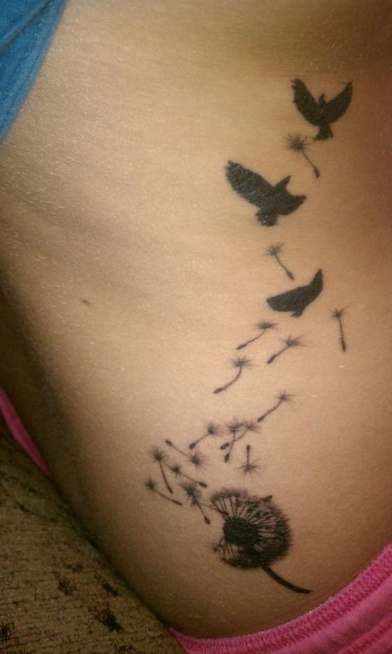 100 hình xăm bồ công anh mini ở tay và ở vai cực dễ thương - Genztattoo
