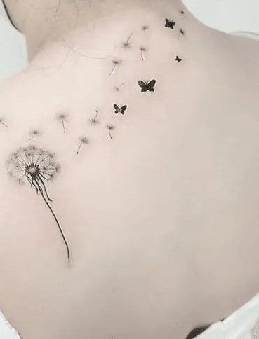 100 hình xăm bồ công anh mini ở tay và ở vai cực dễ thương - Genztattoo