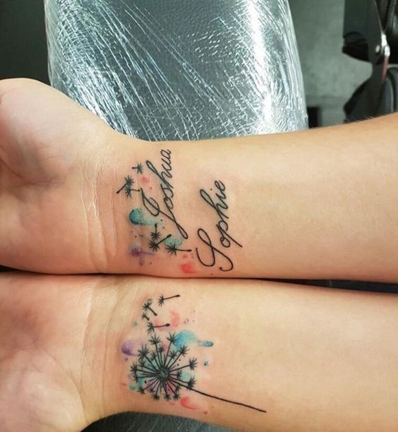 100 hình xăm bồ công anh mini ở tay và ở vai cực dễ thương - Genztattoo