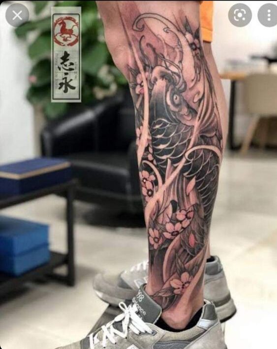 Hình xăm dành cho khách hàng yêu thích cá chép cổ kiểu Nhật xăm hình cho anh khách mê cá chép phong cách nhật cổ