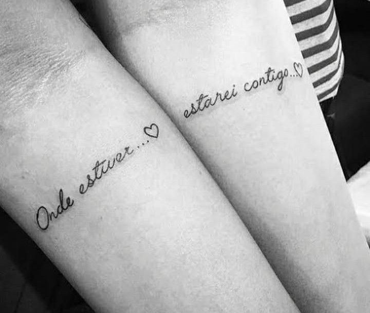 Kiểu xăm độc đáo dành cho cặp đôi độc đáo với kiểu tattoo chữ cho couple