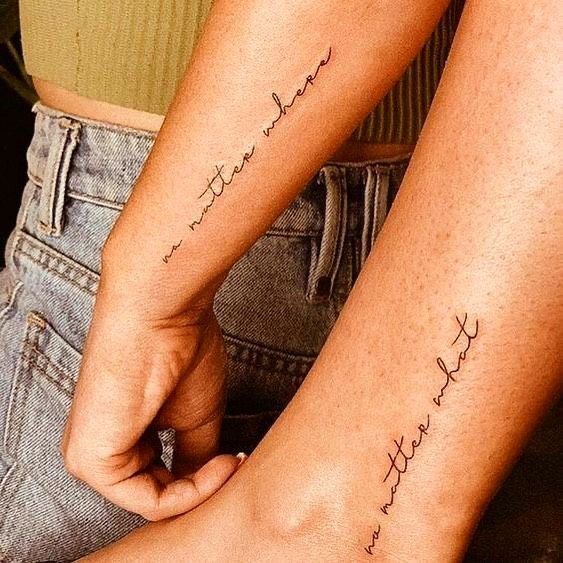 Không thể rời mắt khỏi phong cách xăm hình dành cho cặp đôi không thể rời mắt với kiểu xăm chữ cho couple