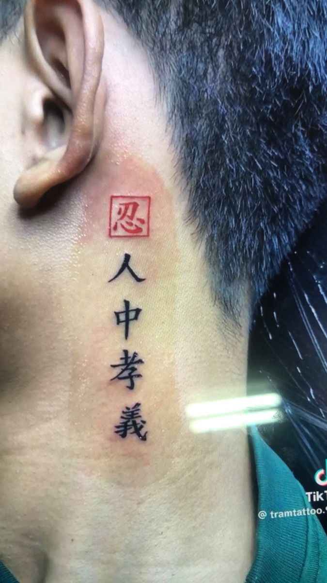Gợi ý 777+ hình xăm chữ dọc độc đáo và ấn tượng - Genztattoo