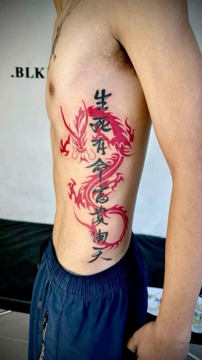 Gợi ý 777+ hình xăm chữ dọc độc đáo và ấn tượng - Genztattoo