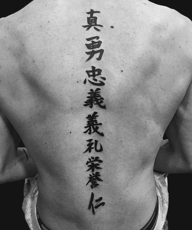 Gợi ý 777+ hình xăm chữ dọc độc đáo và ấn tượng - Genztattoo