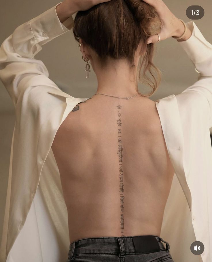 Gợi ý 777+ hình xăm chữ dọc độc đáo và ấn tượng - Genztattoo