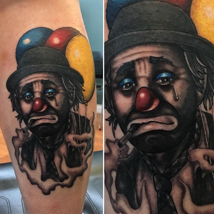 hình xăm chú hề trong nước mắt tattoo chú hề đang rơi lệ