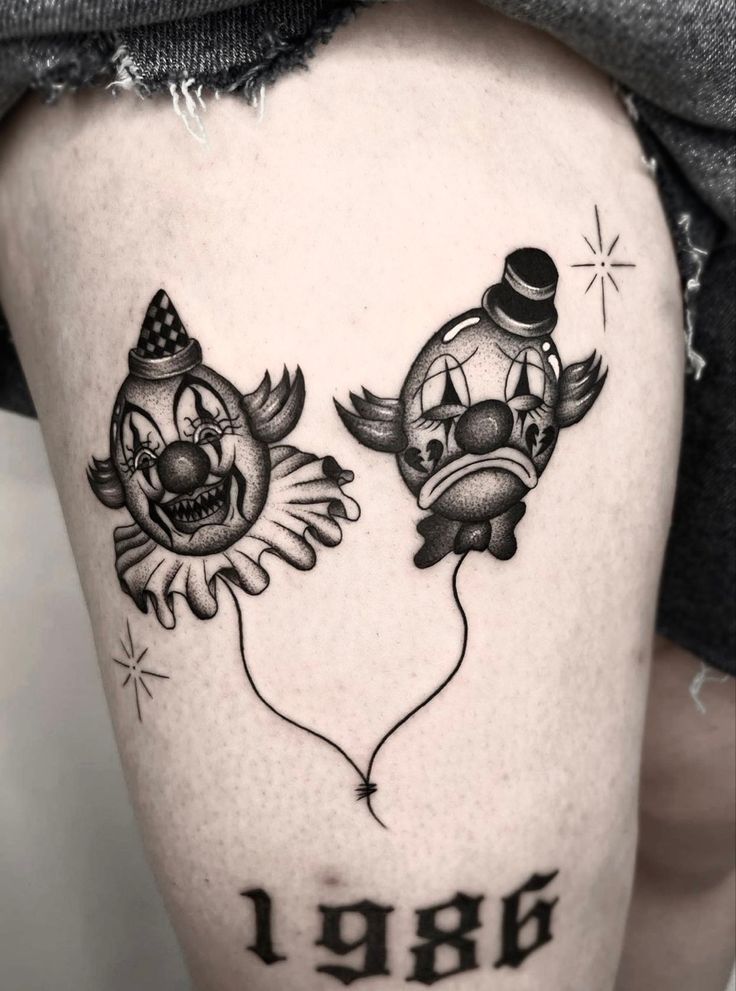 Ý tưởng hình xăm bong bóng chú hề đẹp ý tưởng tattoo bong bóng chú hề đẹp