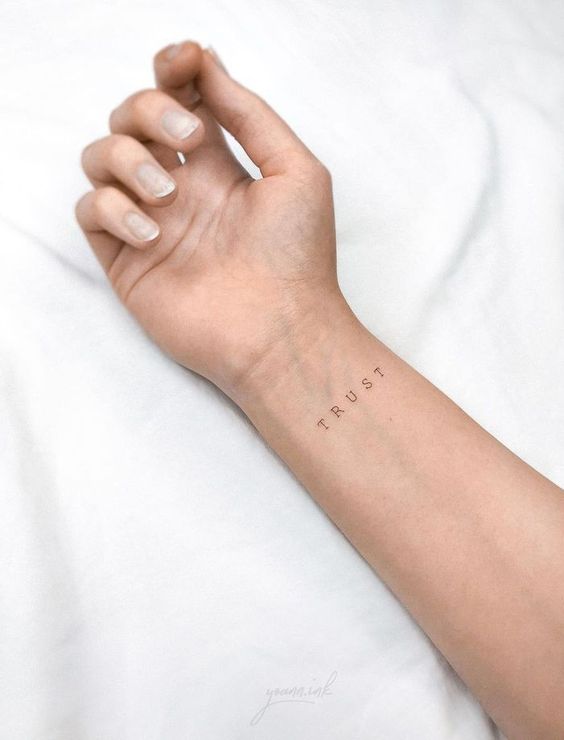 Top 555+ hình xăm chữ ở tay độc đáo và ấn tượng - Genztattoo