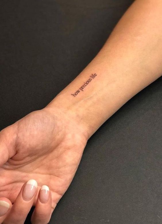 Top 555+ hình xăm chữ ở tay độc đáo và ấn tượng - Genztattoo