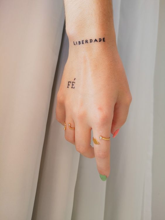 Top 555+ hình xăm chữ ở tay độc đáo và ấn tượng - Genztattoo