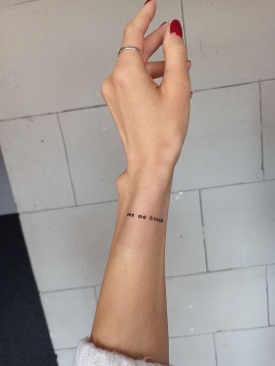 Top 555+ hình xăm chữ ở tay độc đáo và ấn tượng - Genztattoo