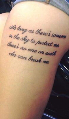 Hình xăm chữ tiếng anh ý nghĩa ở đùi hình tattoo chữ tiếng anh ý nghĩa trên đùi