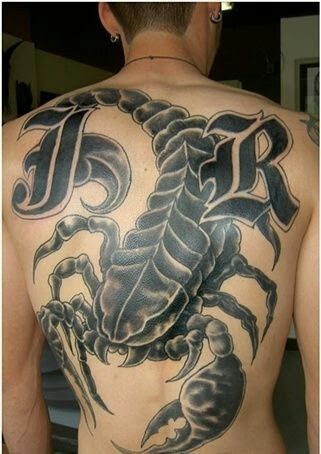 kiểu xăm bọ cạp kín lưng Top 999+ hình xăm con bọ cạp siêu ngầu và cá tính - Genztattoo