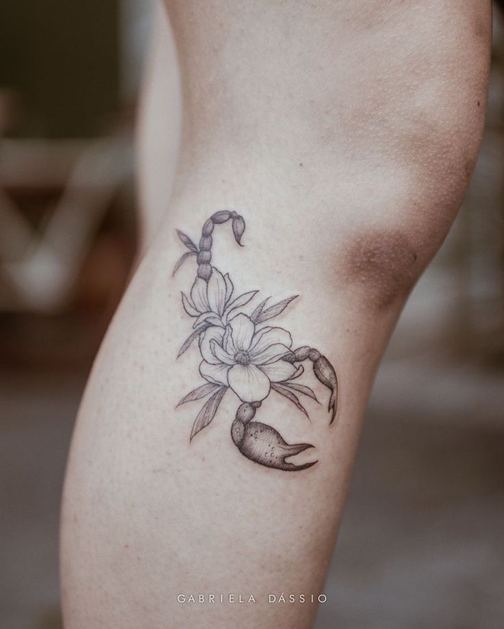 Phong cách xăm hoa bọ cạp Top 999+ hình xăm con bọ cạp siêu ngầu và cá tính - Genztattoo