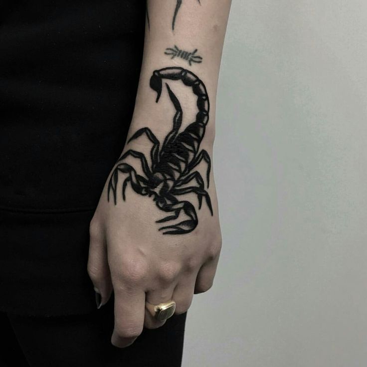 Mẫu hình xăm bọ cạp cực ngầu ở cổ tay Top 999+ hình xăm con bọ cạp siêu ngầu và cá tính - Genztattoo