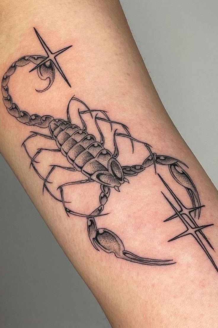 Thiết kế hình xăm bọ cạp bọt Top 999+ hình xăm con bọ cạp siêu ngầu và cá tính - Genztattoo