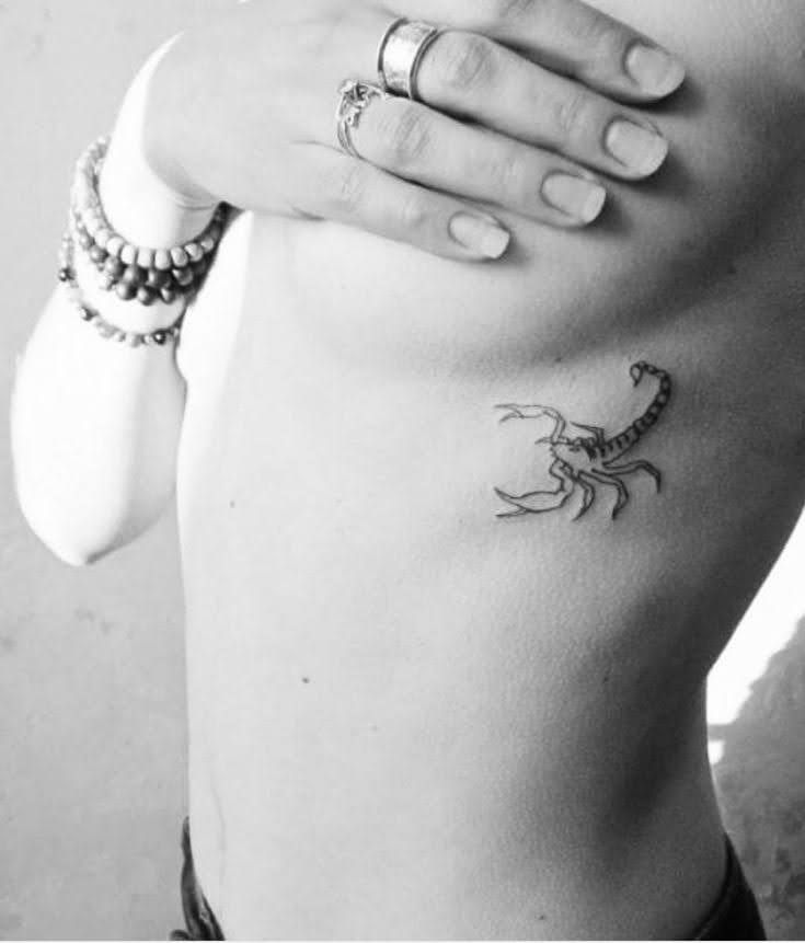 Thiết kế hình xăm bọ cạp mini Top 999+ hình xăm con bọ cạp siêu ngầu và cá tính - Genztattoo