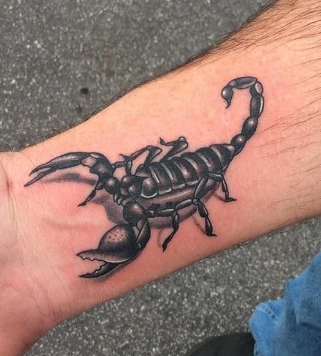 Hình xăm bọ cạp đẹp ở cổ tay Top 999+ hình xăm con bọ cạp siêu ngầu và cá tính - Genztattoo