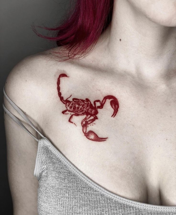 Hình xăm bọ cạp cực đẹp cho nữ Top 999+ hình xăm con bọ cạp siêu ngầu và cá tính - Genztattoo
