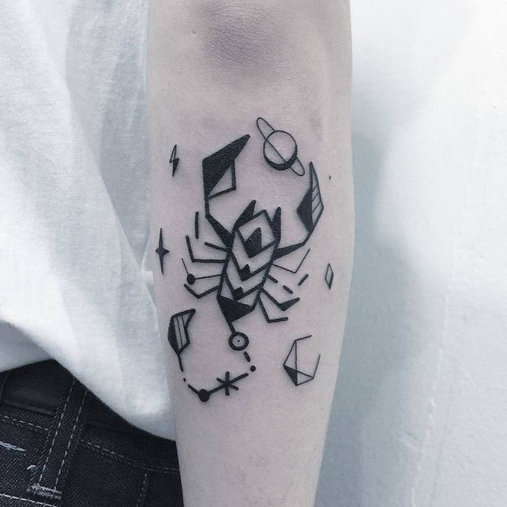 Hình xăm chòm sao Bọ Cạp Top 999+ hình xăm con bọ cạp siêu ngầu và cá tính - Genztattoo