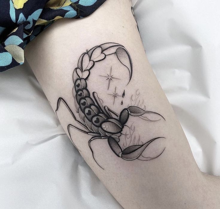 hình xăm bọ cạp tươi sáng Top 999+ hình xăm con bọ cạp siêu ngầu và cá tính - Genztattoo