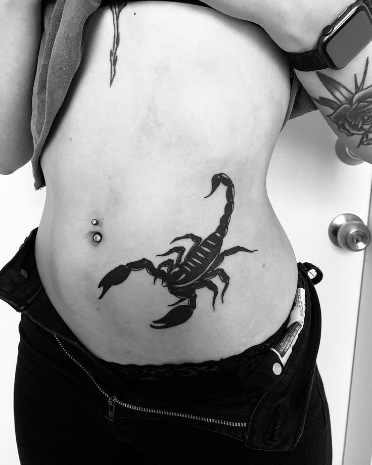 Hình xăm bụng bọ cạp độc đáo Top 999+ hình xăm con bọ cạp siêu ngầu và cá tính - Genztattoo